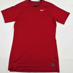 Nike pro men's red shirt